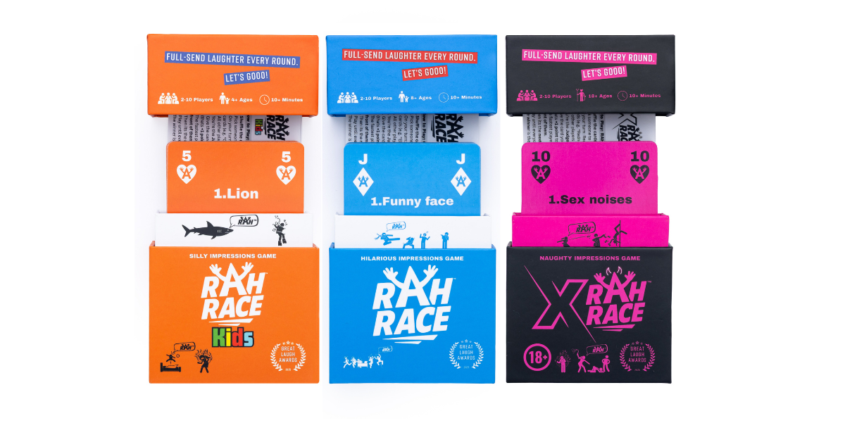 RAH RACE | Hilarious Impressions Card Game