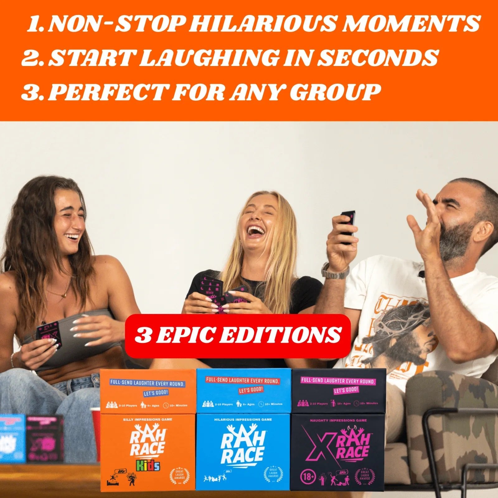 SILLY IMPRESSIONS GAME - RAH RACE